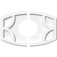 thumbnail image 1 of 18"W x 12"H x 6"ID x 9 3/4"C x 1"P Kailey Architectural Grade PVC Contemporary Ceiling Medallion, Two Piece, 1 of 11