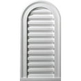 thumbnail image 1 of 18"W x 22"H Cathedral Urethane Gable Vent Louver, Functional, 1 of 13