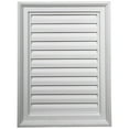 thumbnail image 1 of 18"W x 23"H Rectangle Urethane Gable Vent Louver, Non-Functional, 1 of 11