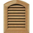 thumbnail image 1 of 18"W x 26"H Arch Top Gable Vent (23"W x 31"H Frame Size): Unfinished, Functional, Rough Sawn Western Red Cedar Gable Vent w/ 1" x 4" Flat Trim Frame, 1 of 13