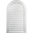 thumbnail image 1 of 18"W x 26"H Cathedral Urethane Gable Vent Louver, Non-Functional, 1 of 13