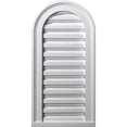 thumbnail image 1 of 18"W x 27"H Cathedral Urethane Gable Vent Louver, Functional, 1 of 13
