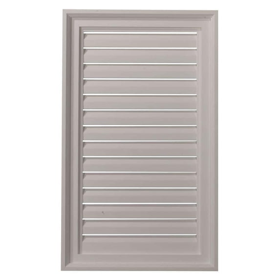 18"W x 30"H x 2 1/4"P, Vertical Gable Vent Louver, Functional