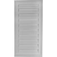 thumbnail image 1 of 18"W x 32"H x 2"P Rectangle Urethane Gable Vent Louver, Functional, 1 of 11