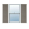 thumbnail image 1 of 18"W x 87"H Lifetime Vinyl, Custom Straight Top All Louver, Open Louver Shutters, w/Shutter-Loks (Per Pair), Clay, 1 of 15