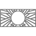 thumbnail image 1 of 18"W x 9"H x 6 5/8"ID x 1/2"P Hoover Architectural Grade PVC Pierced Ceiling Medallion, Nickel, 1 of 10
