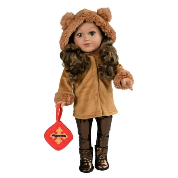My Life As Wizard of Oz Cowardly Lion Posable 18-inch Doll, Light Brunette Hair, Dark Brown Eyes