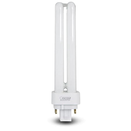 18-Watt Equivalent PL CFLNI Quad Tube 4-Pin G24Q-2 Base Compact Fluorescent CFL Light Bulb, Soft White 2700K (1-Bulb)