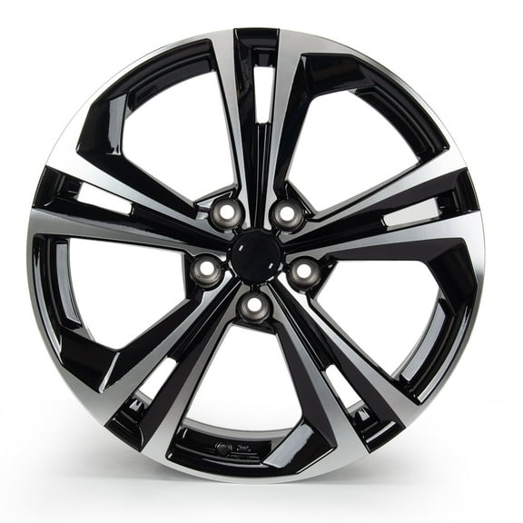 18" Wheel Rim 18x7.5-inch 5-Lug Machined Black, for 2020-22 Nissan Sentra SR New