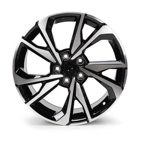 18" Wheel Rim 18x8-inch 5-Lug Black, for 2017-2021 Honda Civic, Replacement Rims