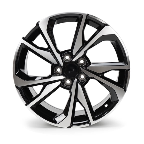 18" Wheel Rim 18x8-inch 5-Lug Black, for 2017-2021 Honda Civic, Replacement Rims