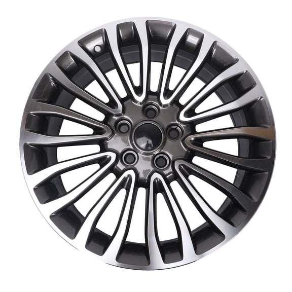 18" Wheel Rim 18x8-inch 5-Lug Machined Grey, for 2017-18 Ford Fusion, Alloy Replacement Rim