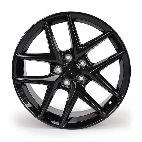 18" Wheel Rim 18x8-inch 5-Lug Sport Glossy Black, Replacement for 2016-2024 Honda Civic