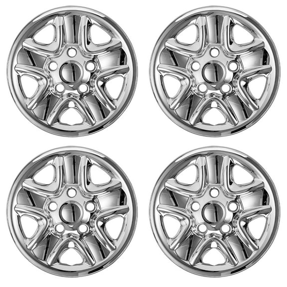 18'' Wheel skins for 2007-2021 TOYOTA TUNDRA 18 inch Wheel Covers ; 4 Pack/SetChrome