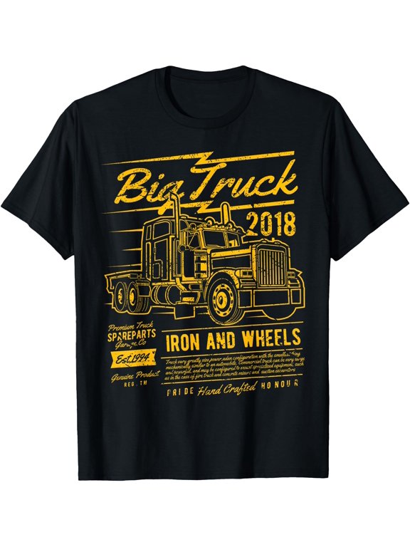 18-Wheeler Semi-Trailer Truck Drivers Big Rig Trucking Shirt T-Shirt