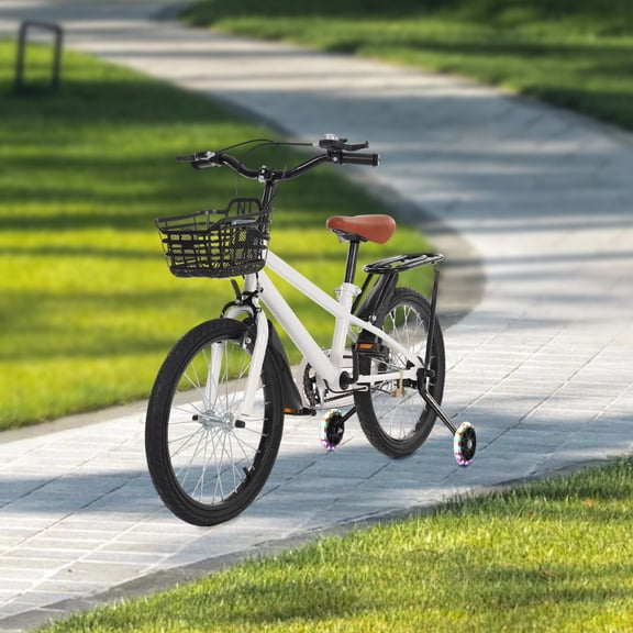18" White Bicycle