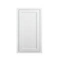 thumbnail image 1 of 18" Wide 30" Tall 14" Deep Cabinet Snow White Inset Shaker - Single Door, 1 of 3