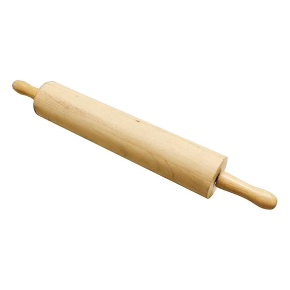 18" Wooden Rolling Pin 3-1/4" Diameter- WoodenRoll Pin for Fondant Pie Crust Cookie Pastry Dough Classic Pastry Rolling Pin