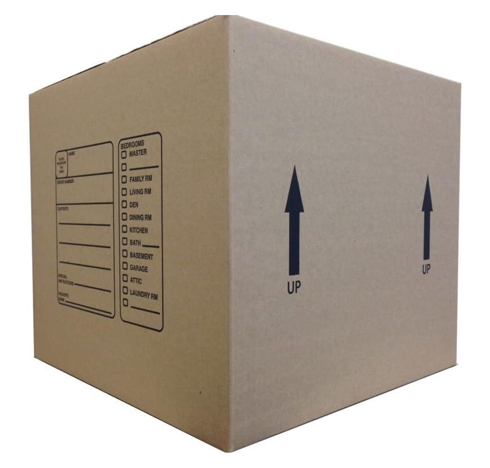 18 X 18 X 16 Inches Genuine Medium Moving Boxes (Pack of 10)