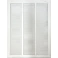 thumbnail image 1 of 18" X 36" Steel Return Air Filter Grille for 1" Filter - Removable Face/Door - HVAC Duct Cover - Flat Stamped Face - White [Outer Dimensions: 20 5/8"w X 38 5/8"h], 1 of 5