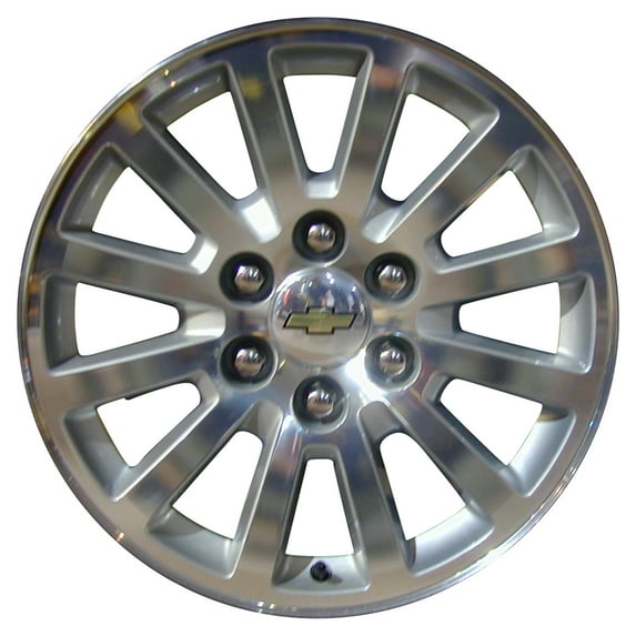 18 X 8 Reconditioned OEM Aluminum Alloy Wheel, Machined and Silver, Fits 2008-2009 GMC Yukon