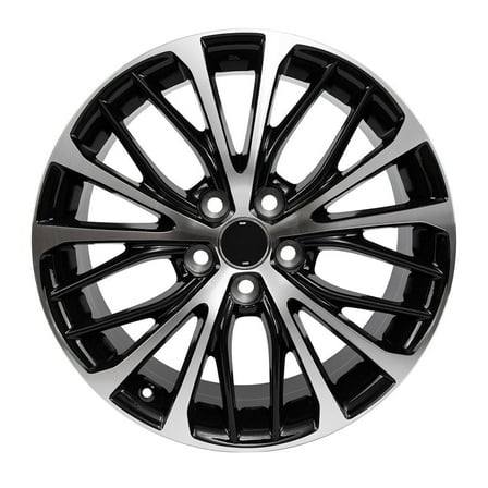 New 18" Replacement Rims for Toyota Camry SE 2018-2020, 18 X 8 inch Bright Black Wheels Rims