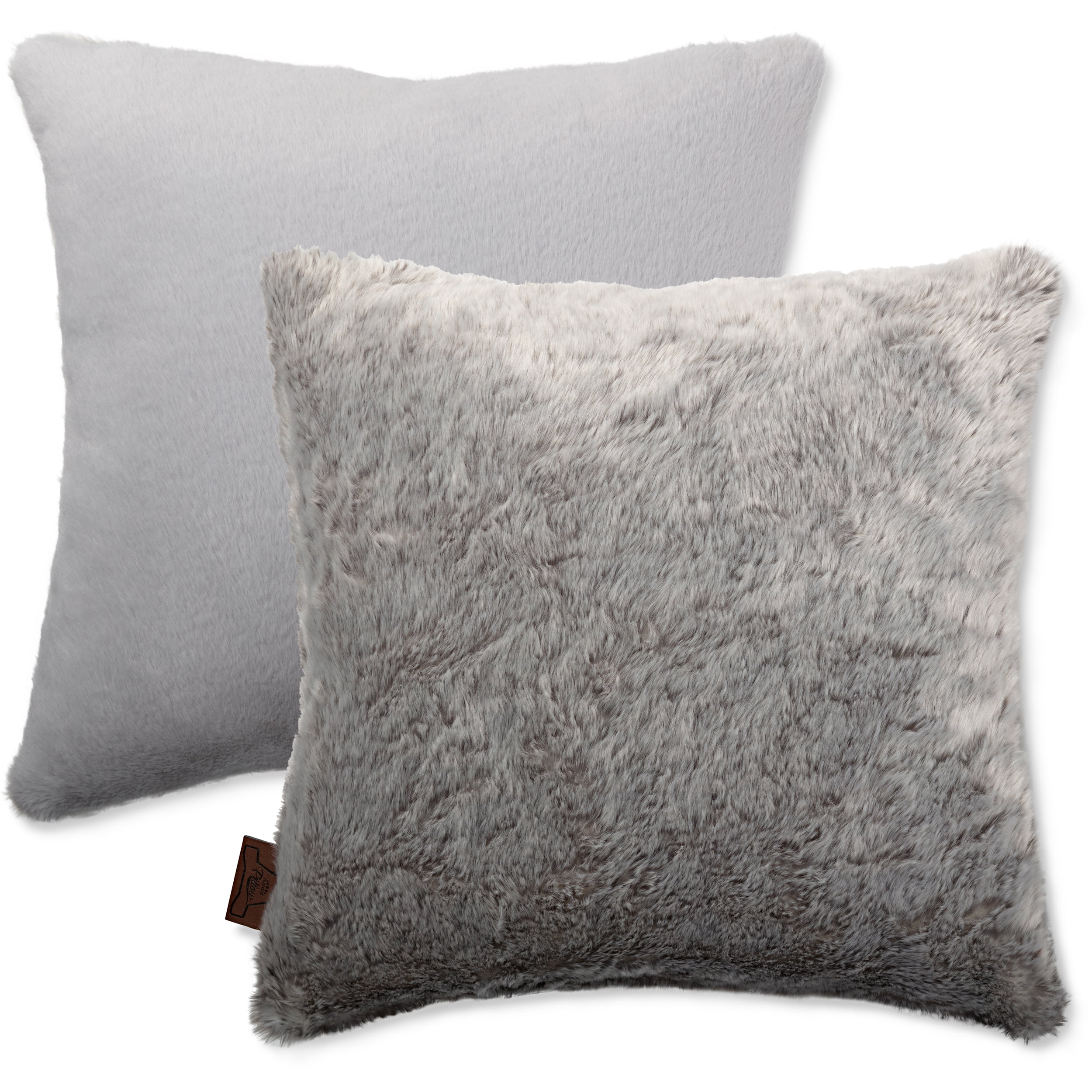 18x18 Luxury Faux Fur Throw Pillow Covers Square Zippered Sofa Cushion  Cover