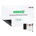 thumbnail image 1 of 18"X28" Magnetic Dry Erase Board Fridge White Board Sheet, 1 of 8