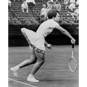 18 Year Old Billie Jean Moffitt Playing Tennis At South Orange History (18 x 24)