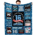 thumbnail image 1 of 18 Year Old Boy Gifts Blanket 60"x50", Coolest Gifts for 18 Year Old Boy, Birthday Gift for 18 Year Old Boy, 18 Year Old Boy Gift Ideas, 18th Birthday Decorations for Boys, 18th Birthday Boy, 1 of 5