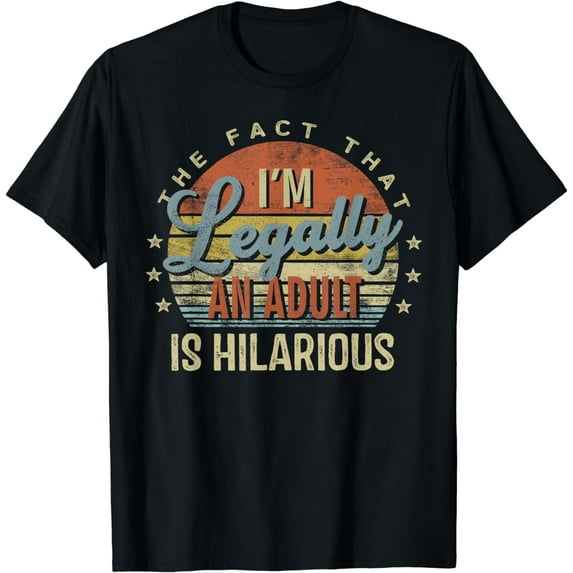 18 Year Old Gifts 18th Birthday Party Present Boys Adult T-Shirt mens t shirt,black,women,funny,misfits,men,journey