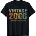 thumbnail image 1 of 18 Year Old Gifts Vintage 2006 Limited Edition 18th Birthday T-Shirt, 1 of 3