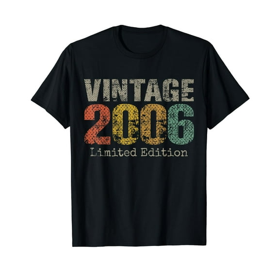 18 Year Old Gifts Vintage 2006 Limited Edition 18th Birthday T-Shirt