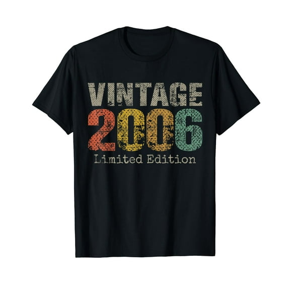 18 Year Old Gifts Vintage 2006 Limited Edition 18th Birthday T-Shirt