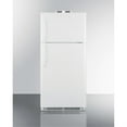 thumbnail image 1 of 18 cu.ft. break room refrigerator-freezer in white with NIST calibrated alarm/thermometers, 1 of 5