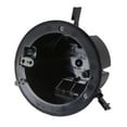 thumbnail image 1 of 18 cu. in. Old Work Round Polycarbonate Ceiling Box, Black, 1 of 1