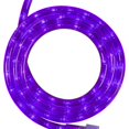 thumbnail image 1 of 18 ft. LED Purple Rope Light Kit, 216 Halloween Lights, Ready-to-Install Connectable Indoor-Outdoor Tube Light, Mounting Clips Included, 1 of 7