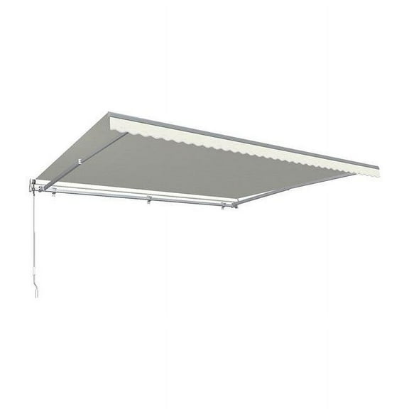 18 ft. Maui Right Motor & Remote Retractable Awning, Oatmeal Spec - 120 in.