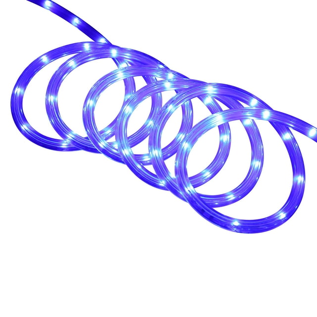 18 ft Super Bright LED Blue Rope Lights, by Holiday Time