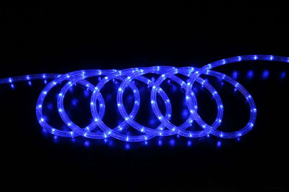 18 ft Super Bright LED Blue Rope Lights, by Holiday Time