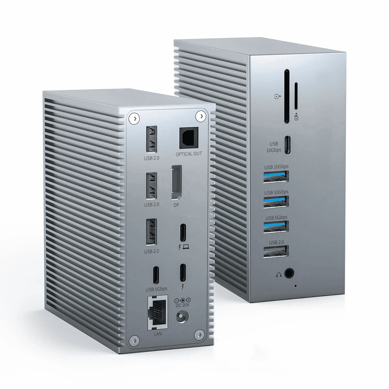 TOTU 18 in 1 Docking Station, Thunderbolt 3 USB C Dock with 8K DP