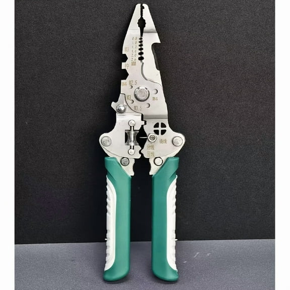 18-in-1 Foldable Stainless Steel Multi-Tool, Compact Pocket Pliers with Wire Stripper, Cutter, Crimper & Screwdrivers, Portable Utility Tool for Camping, Home Repair & Emergency Use