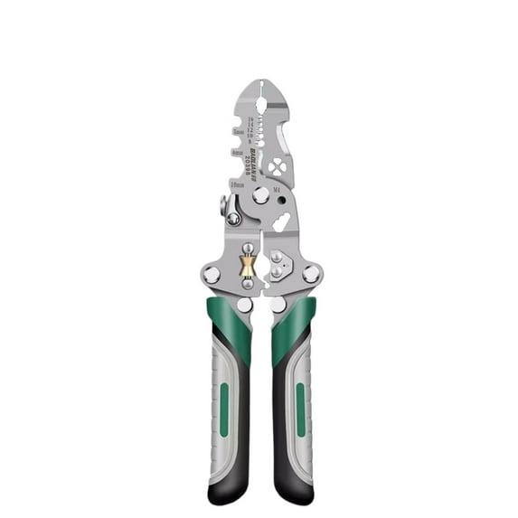 18-in-1 Foldable Wire Stripper Crimper and Cutter - Multifunctional Tool for Electrical Work and DIY Projects