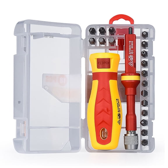18 in 1 Insulated Screwdriver Set for Electrician Professional Tool Screw Driver Bits Insulation Hand Tool Set