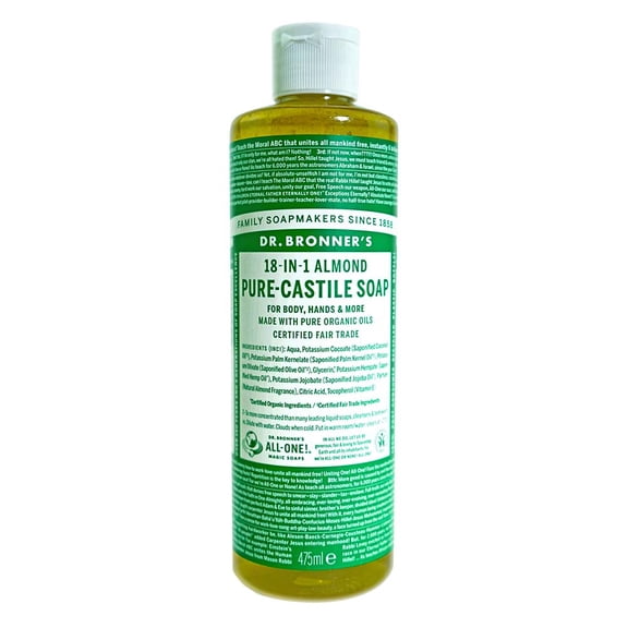 Dr. Bronner's 18-in-1 Liquid Soap - Almond