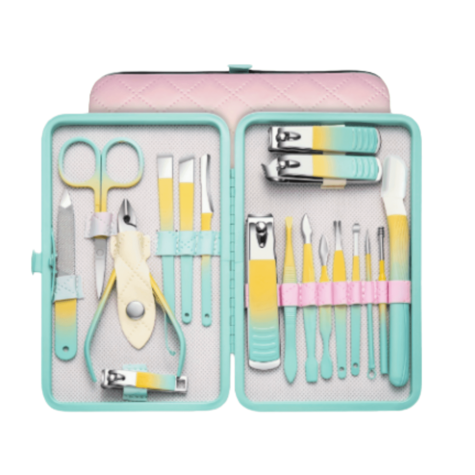 18-in-1 Manicure Set – Professional Pedicure Kit with Nail Clippers, Trimmer & File, Grooming Kit for Men & Women, Includes Luxurious Travel Case