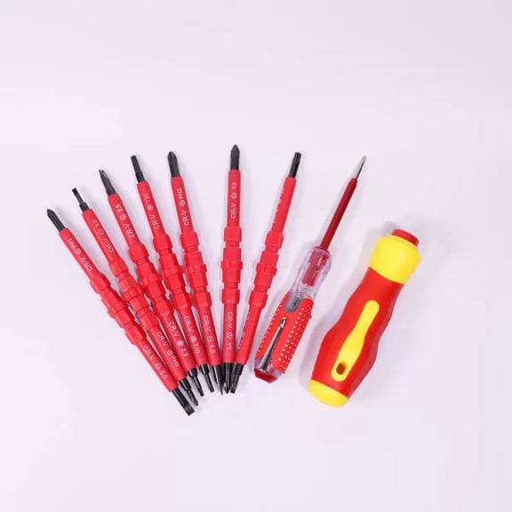 18-in-1 Multi-Functional Screwdriver Set with Test Pen - Essential Tool for Electricians and DIY Enthusiasts