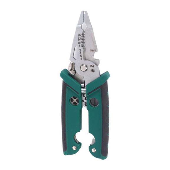 18-in-1 Multi-Functional Wire Stripper Tool, Vanadium Steel Labor-Saving Cutting Pliers for Electrical Wire Repair and Crafting