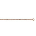 thumbnail image 1 of 18 in. 10K Rose Gold Polished Carded Rope Chain with Spring Ring Clasp, 1 of 1