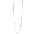 thumbnail image 1 of 18 in. 14K White Gold Extendable Classic Box Chain with Lobster Clasp, 1 of 1